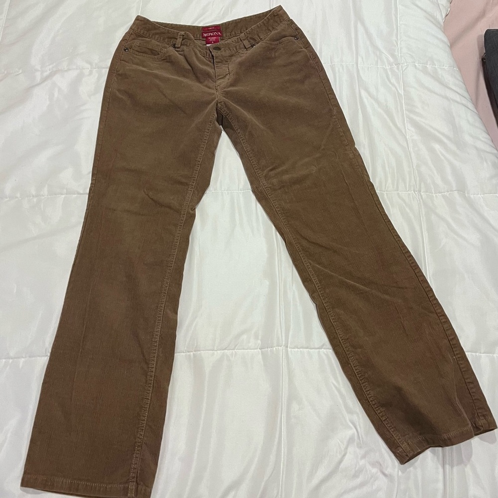 Merona Brown Corduroy Pants- Women’s 6